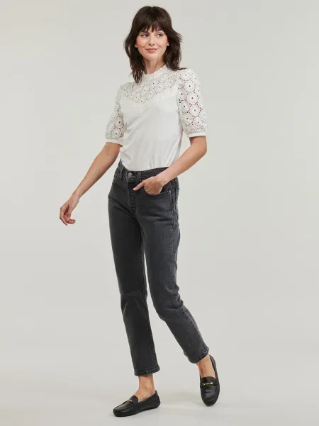 Bluză Morgan din dantelă alb