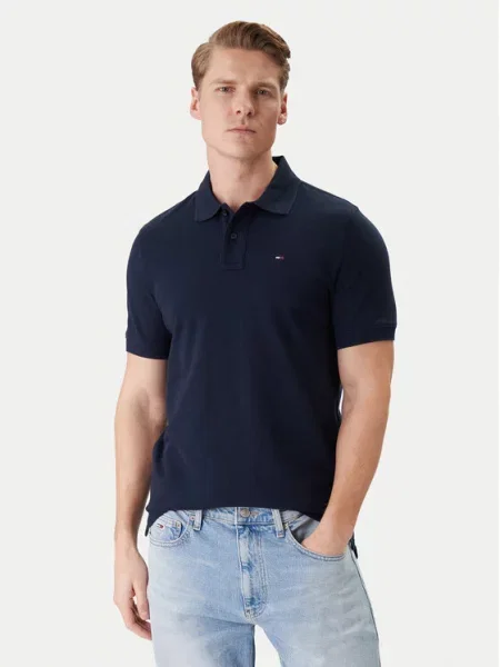 Tommy Jeans Polo Granatowy