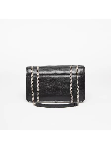 Bag Calvin Klein Jeans Chain Flap Bag Black Universal czarne