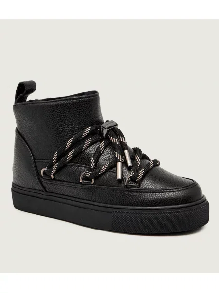 INUIKII Bocanci FULL LEATHER GLOSS | piele negru