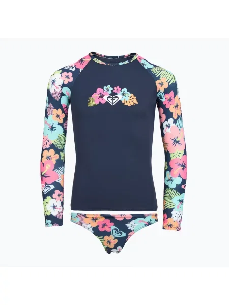 Лонгслів + низ від купальника ROXY Morning Flower Lycra Set mood indigo morning flowers