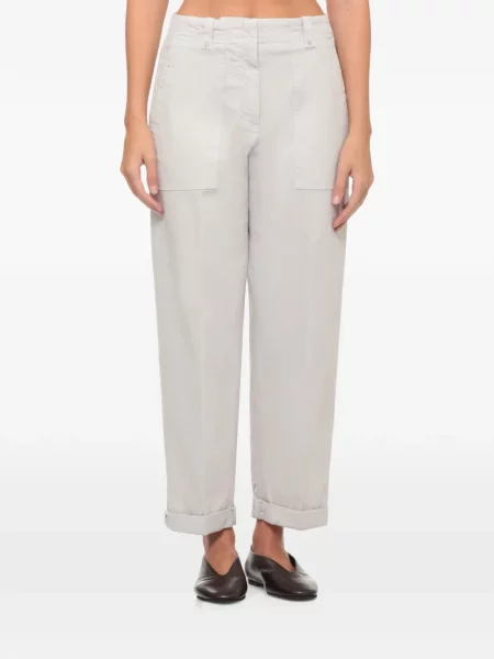 Cu centură pantaloni Peserico gri