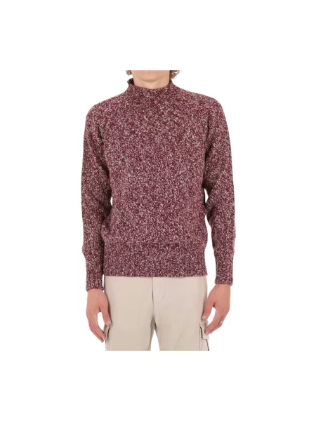 Sweter Drumohr wełniany czerwony
