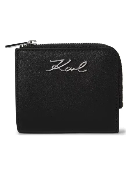 Karl Lagerfeld Peněženka K/Signature / stříbrná černá