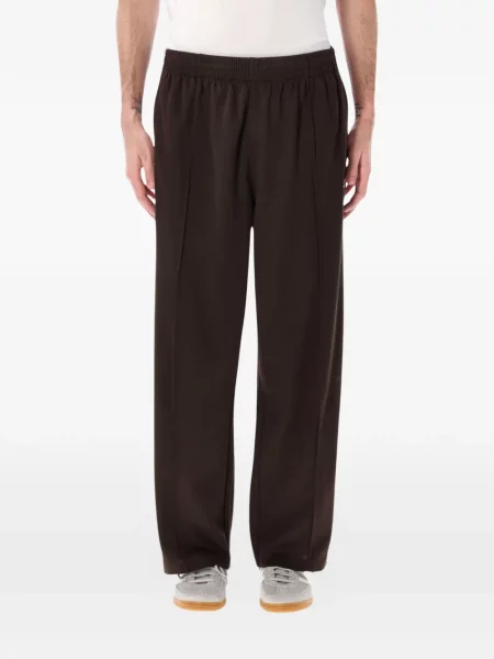 Pantaloni Adidas alergare maro