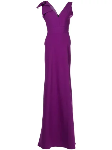 Rochie Bambah cu funde violet