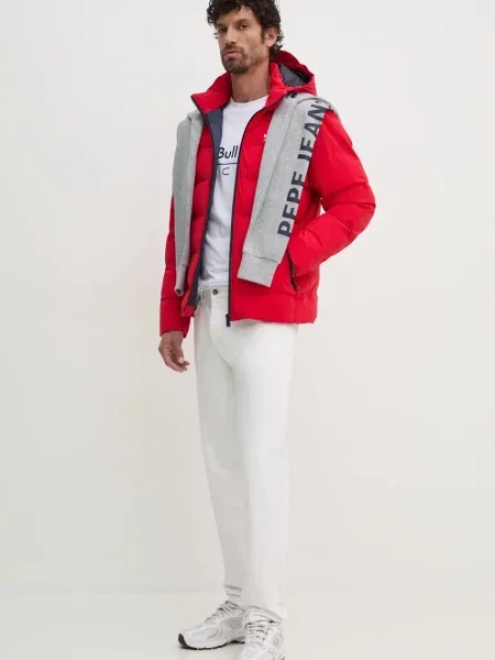 Red Bull Racing x Pepe Jeans bluza Red Bull Racing x Pepe Jeans z nadrukiem szary