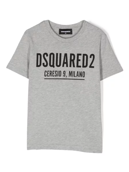 Koszulka dziecięca Dsquared2 szara