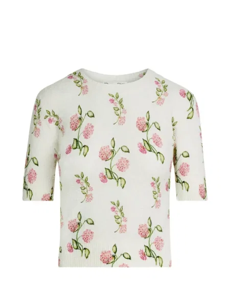 Tricou Oscar De La Renta alb