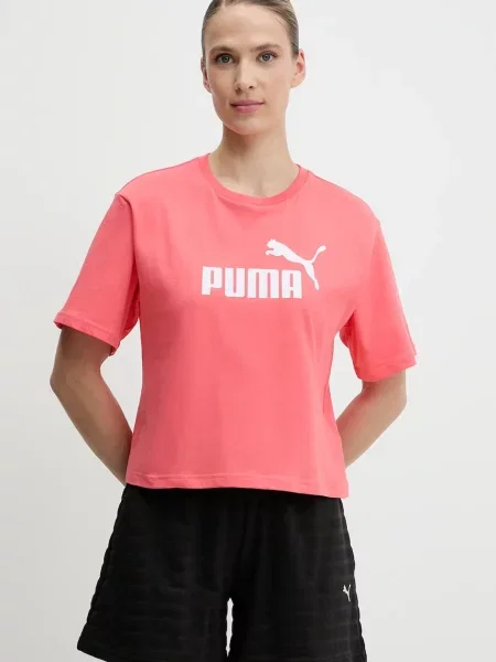 Тениска Puma Essential Logo синьо