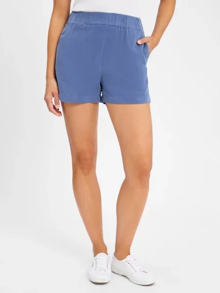 Marc O'Polo Denim Szorty Kobiety Lyocell jednolity S niebieski