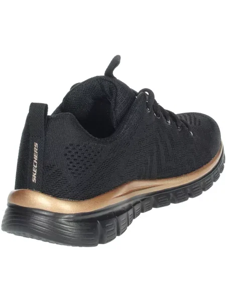 Sneakerși Skechers negru