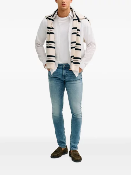 Skinny fit džínsy Guess modrá