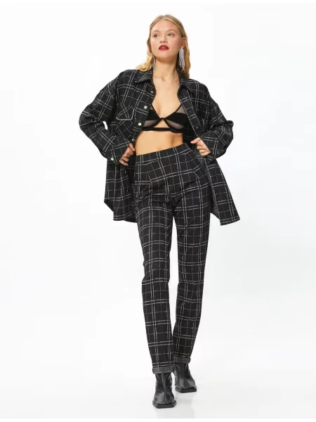 Pantaloni Koton negru