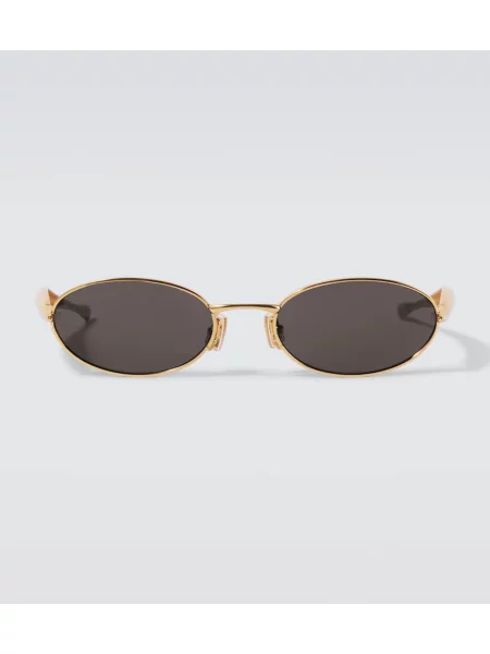 Ochelari de soare Bottega Veneta auriu