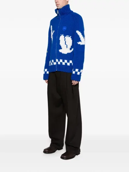 Πλεκτή ζακέτα Canada Goose μπλε