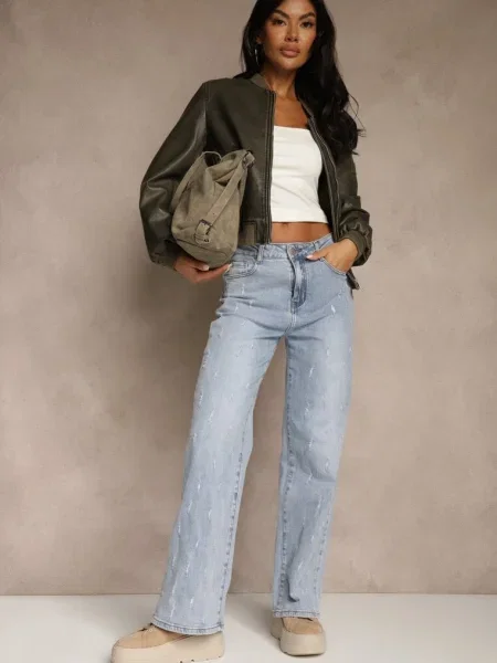 Blugi Feless Albaștri albastru