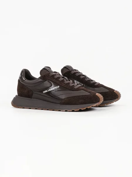 Superge KARL LAGERFELD Kairo Temno rjava črna