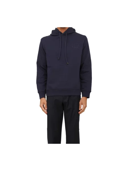 Bluza z kapturem Etro z kapturem niebieska