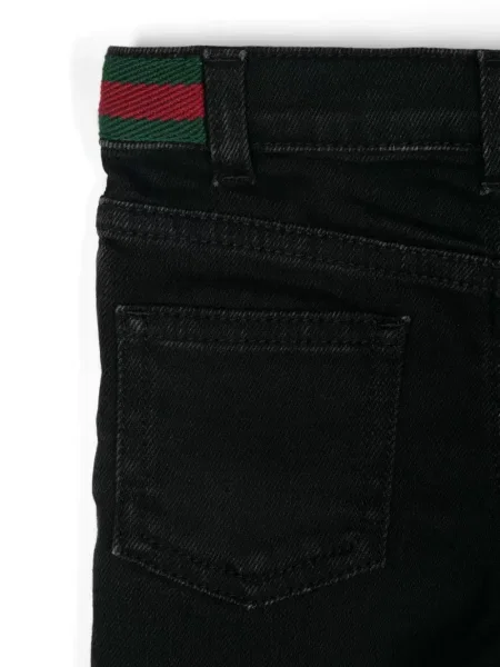 Jeansy dziecięce Gucci czarne