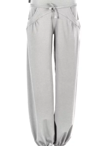 Winshape Pantaloni sport gri amestecat negru