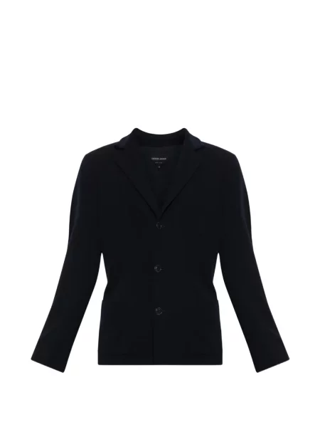 Sacou Giorgio Armani cu rever albastru
