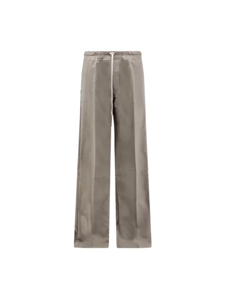 Spodnie Rick Owens ze sznurkiem szare