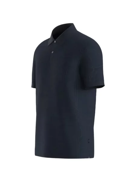 Φλοράλ polo Boss μπλε