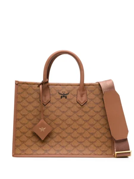 Geantă shopper Mcm maro
