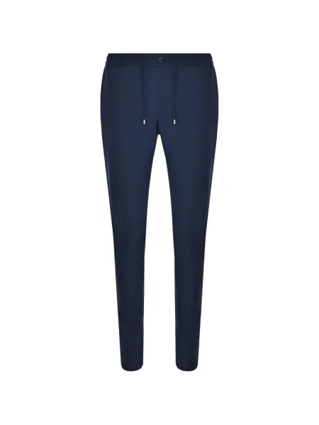 Pantaloni Pal Zileri conici cu cordon albastru
