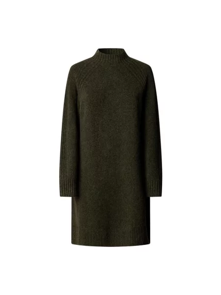 Rochie din denim Pepe Jeans verde
