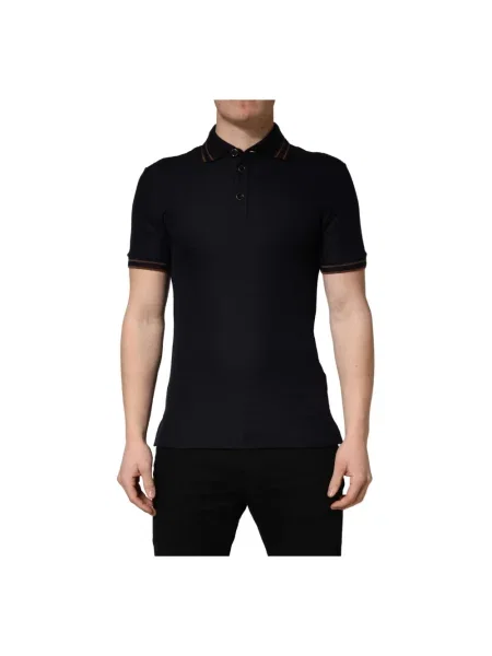 Koszulka polo Dolce And Gabbana czarna