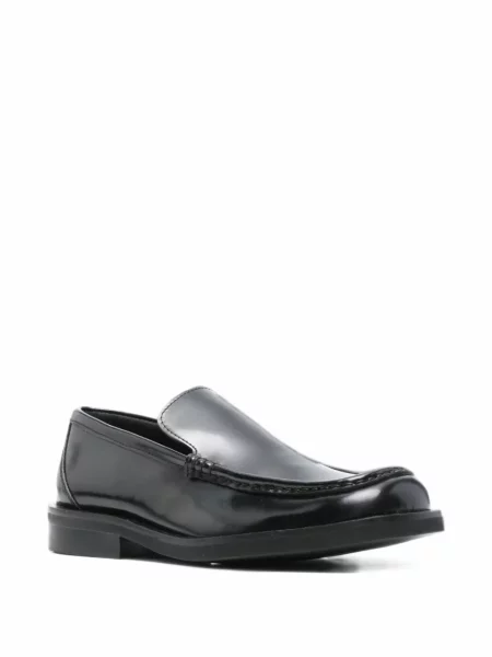Pantofi loafer Poeve din piele negru