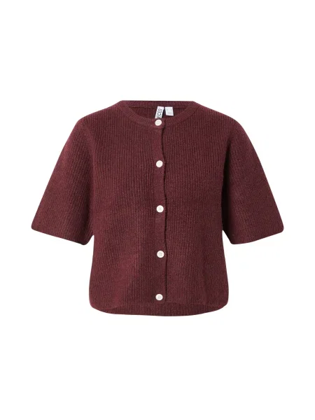 PIECES Geacă tricotată PCSilly burgundy roșu