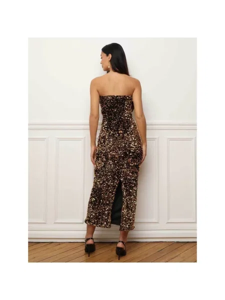 Haljina La Modeuse zlatna