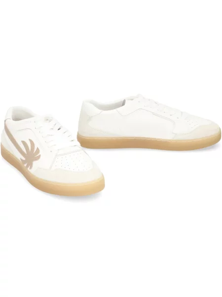 Sneakersy Palm Angels skórzane białe