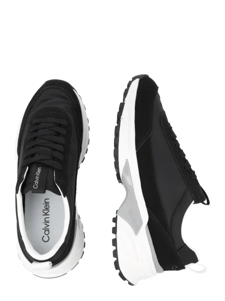 Dámske topánky Calvin Klein Hike Runner Mg Mix black/bright white biela
