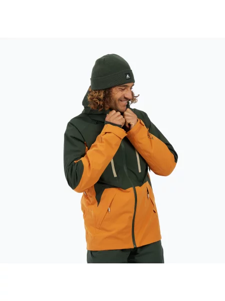 Geacă de snowboard pentru bărbați Protest PRTZoot caramel yellow galben