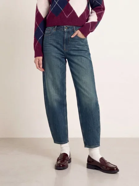 Tommy Jeans Barrel Džíny Jeanie Balloon denim dark