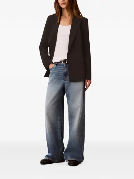 Sacou Calvin Klein cu două rânduri de nasturi negru