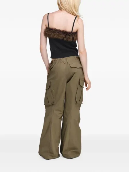 Blană artificială top Marc Jacobs gri