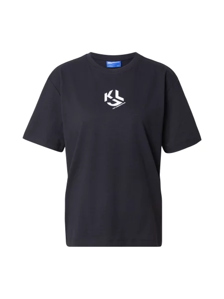 KARL LAGERFELD JEANS Tricou negru alb