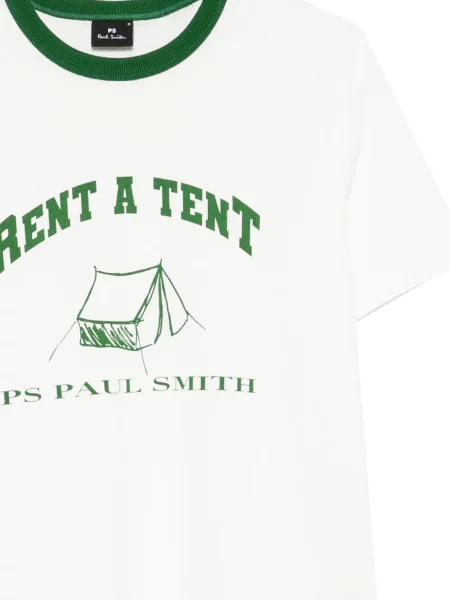 Tricou Ps Paul Smith cu imagine alb