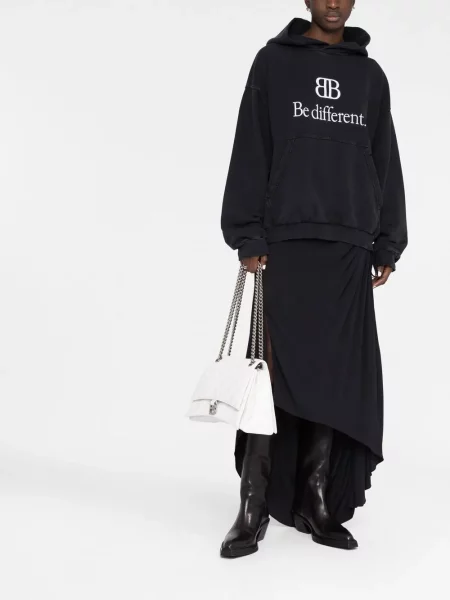 Matlasat geantă Balenciaga alb
