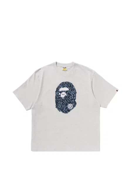 Raštuotas marškinėliai A Bathing Ape® pilka