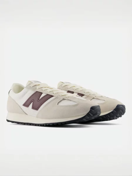 Повседневные кроссовки New Balance с сеткой в сеточку бежевые