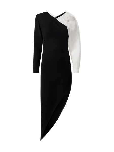 IRO Rochie negru / murdar alb