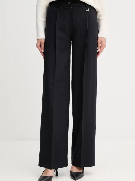 Joop! pantaloni bleumarin lat high waist