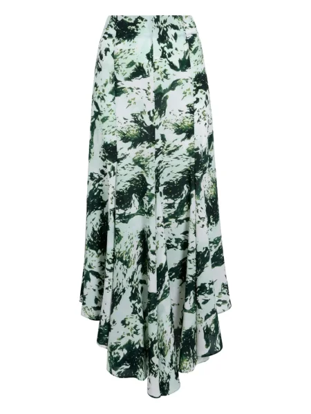 Fustă midi Proenza Schouler până la genunchi verde