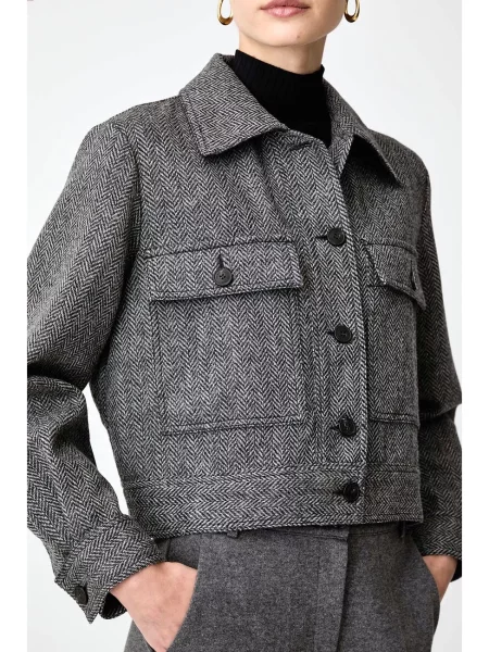 Пиджак Weekend Max Mara серый